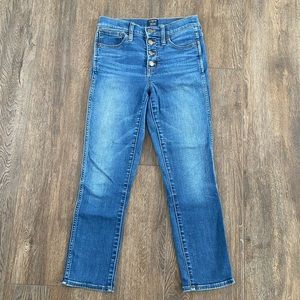 J. Crew High-Rise Vintage Straight Leg Denim